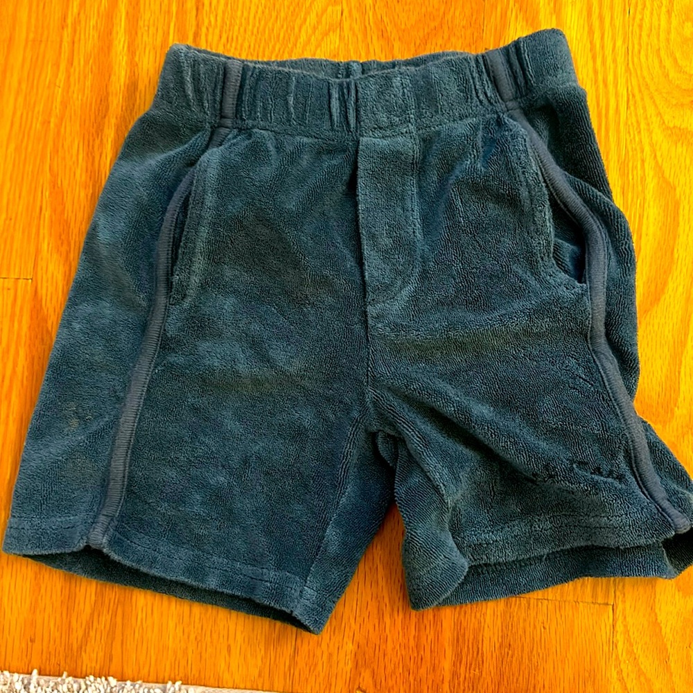 Zara terry shorts blue